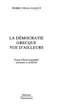 La démocratie grecque vue d'ailleurs