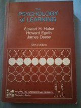 The Psychology of Learning