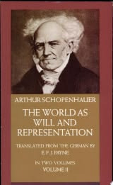 The World as Will and Representation Arthur Schopenhauer - E. F. J. Payne volume II