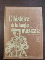 Histoire de la langue musicale