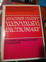 Reader's Digest Reverse Dictionary