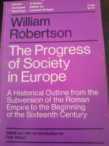 The progress of society in Europe