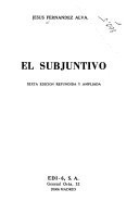 El subjuntivo