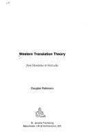 Western Translation Theory