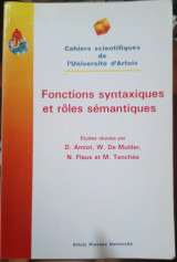 Fonctions syntaxiques et róles sémantiques