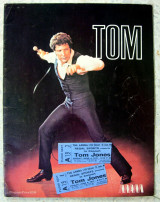 Tom Jones 1971 Official Tour Concert Souvenir Program Βοοκ