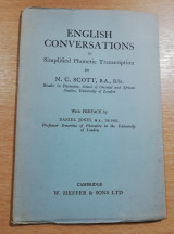 English Conversations in simplified phonetic transcription