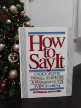 How to Say It