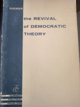 The revival of democratic theory
