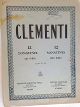 Clementi 12 Sonatines for piano Op. 36-37-38