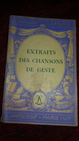 Extraits des Chansons de Geste