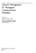 Clinical Management of Neurogenic Communicative Disorders