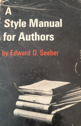 A style manual for authors