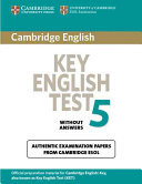 Cambridge Key English Test 5 Student's Book Without Answers