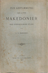 Zur abstammung der alten Makedonier Einer ethologische studie