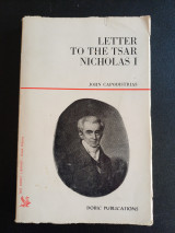 Letter to the Tsar Nicholas I
