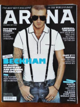 Arena magazine.Beckam