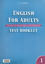 English For Adults Test Booklet 1