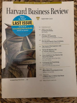 Harvard Business Review Magazine September 2002