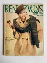 Vintage fashion magazine French Rendez-Vous de la mode 1988
