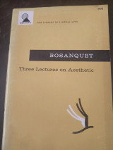 Three lectures on aesthetic