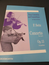 Easy concertos and concertinos for violins and piano- Op.13