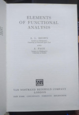 Elements of Functional Analysis