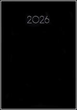 Ημερολόγιο 2026: Ημερήσιο Simple (μαύρο)