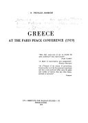 Greece at the Paris Peace Conference (1919)