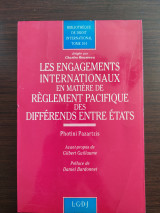 Les engagements internationaux en matiere de reglement pacifique des differends entre etats