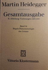 Gesamtausgabe II. Abteilung: Vorlesungen 1923 - 1944. Band 32. Hegel's Phänomenologie des Geistes