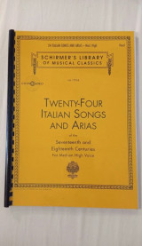 Twenty-Four Italian Songs and Arias