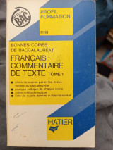 Francais commentaire de texte