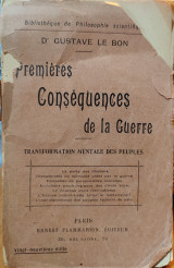 Premières Conséquences de la Guerre - Transformation Mentale Des Peuples