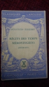 Recits des temps merovingiens