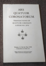 Ars Quatuor Coronatorum volume 111 for the Year 1998