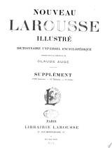 Nouveau Larousse illustré ; supplément