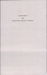 Cranford & Selected Short Stories
