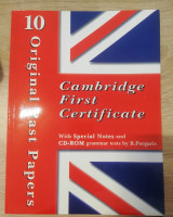Cambridge first certificate: 10 original past papers with special notes and CD-ROM grammar tests