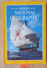 National Geographic #162 No 1. Sindbad. Carrara. Andean Trek. Willa Cather