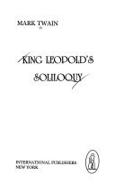 King Leopold's Soliloquy