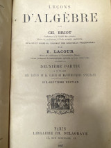 Leçons d’Algèbre (Deuxième Partie)