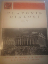 Platonis Dialogi volume V