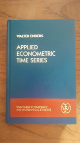 Applied Econometric Time Series (Wiley Series in Probability and Mathematical Statistics)