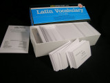Latin vocabulary spark notes study cards