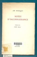 Notes d’inconnaissance