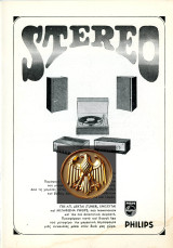 Διαφήμιση (1968) 1) Στερεοφωνικό Philips Stereo (πικ απ…) 2) Τηλεόραση Philips 23 GR 530 A