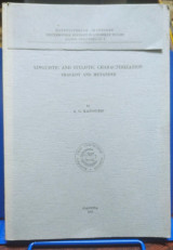 Linguistic and stylistic characterization tragedy and menander