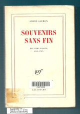 Souvenirs sans fin : Deuxieme epoque (1908-1920)