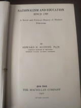 Nationalism and education since 1789